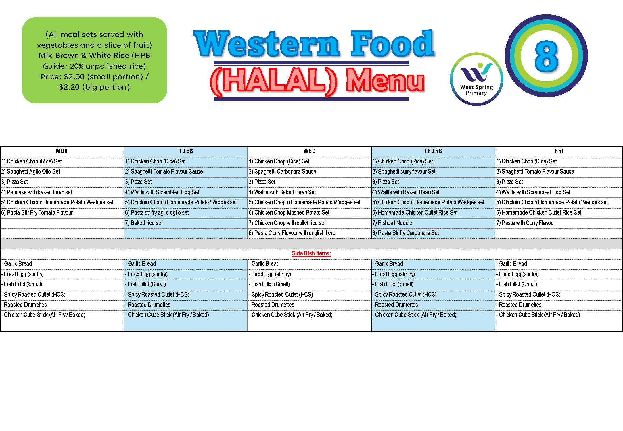 WSPS School Canteen 2025 Stall 8